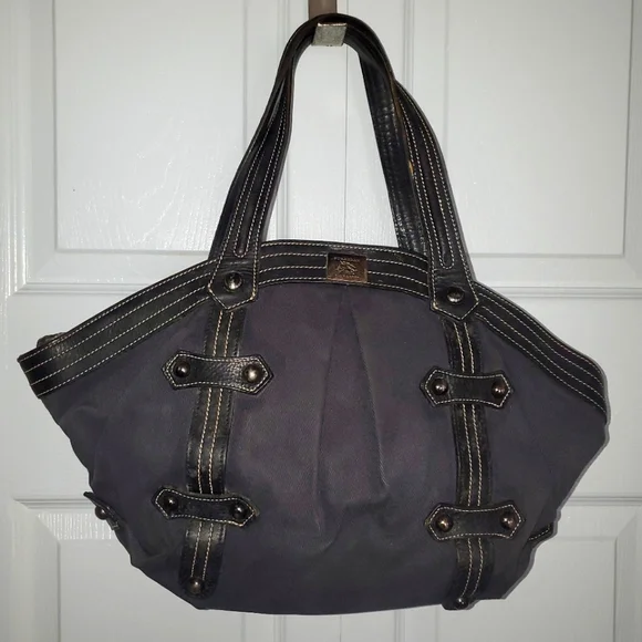 Burberry Auth.Vintage Shoulder Bag Blue Label